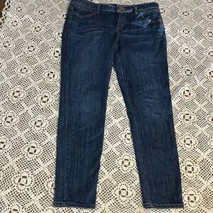 Simply Vera Wang Mid-Rise Women's Skinny Jeans Size 8 Dark Washed